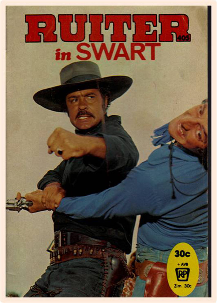 Ruiter in Swart